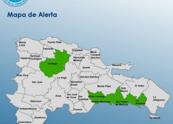 COE coloca cinco provincias en alerta verde por incidencia de vaguada