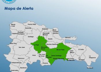 COE emite alerta verde para seis provincias por efectos de vaguada