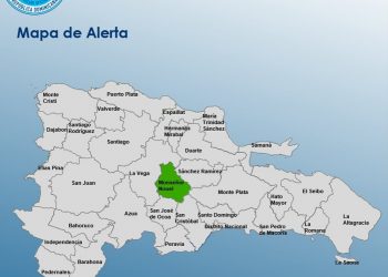 COE mantiene la provincia Monseñor Nouel en alerta verde por lluvias