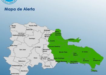 COE eleva a 12 las provincias en alerta verde por onda tropical y vaguada
