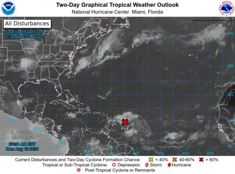 Indomet vigila evolución y desplazamiento del potencial ciclón tropical 5