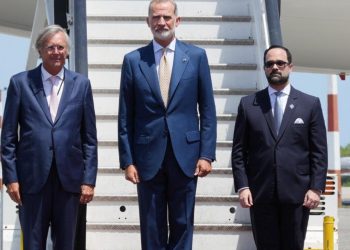 Rey Felipe VI llega al país para la toma de posesión de Luis Abinader