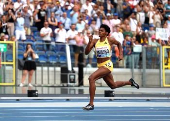 Marileidy Paulino se impone en los 400 metros planos de la Liga Diamante