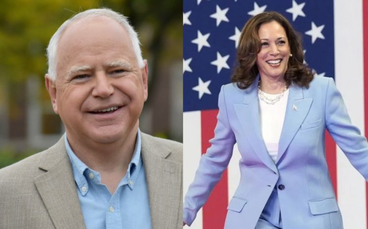 Kamala Harris elige al gobernador de Minnesota, Tim Walz, como candidato a vicepresidente