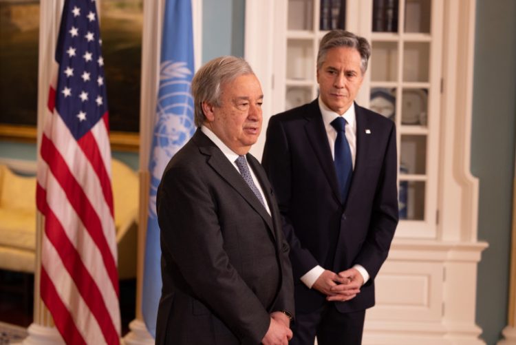 Blinken y Guterres discuten la posibilidad de convertir la misión en Haití en una de la ONU