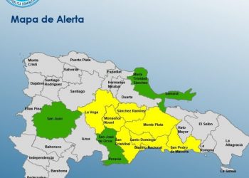 COE aumenta a 8 las provincias en alerta amarilla y mantiene 5 en verde