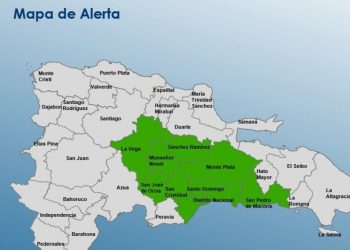 COE coloca 9 provincias en alerta verde por efectos de vaguada y onda tropical
