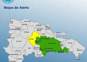 COE mantiene ocho provincias en alerta por incidencia de vaguada