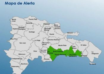 COE coloca cuatro provincias en alerta verde por vaguada