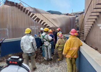 Encuentran muertos a los técnicos desaparecidos tras la implosión de un tanque de Casa Brugal