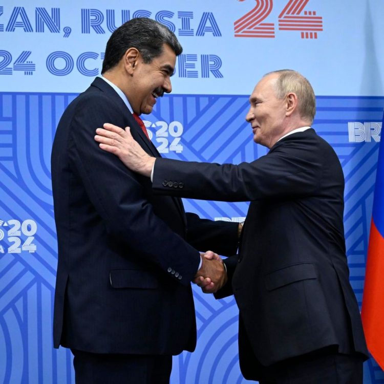 Vladimir Putin se reúne con Nicolás Maduro en el marco de la cumbre de los BRICS