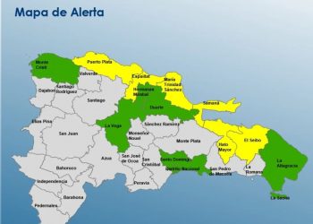 COE eleva a 13 el número de provincias en alerta por lluvias