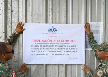 Ministerio de Trabajo paraliza construcción de torre tras muerte de trabajador