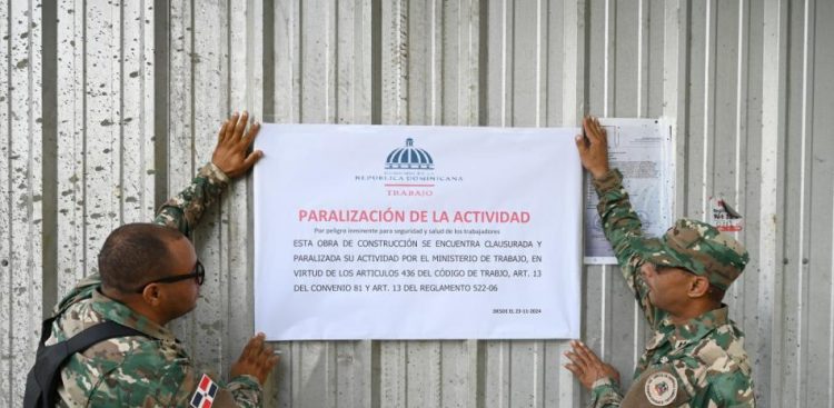 Ministerio de Trabajo paraliza construcción de torre tras muerte de trabajador