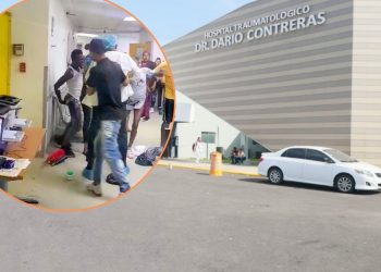 Pareja de haitianos agrede a personal de salud del Hospital Darío Contreras