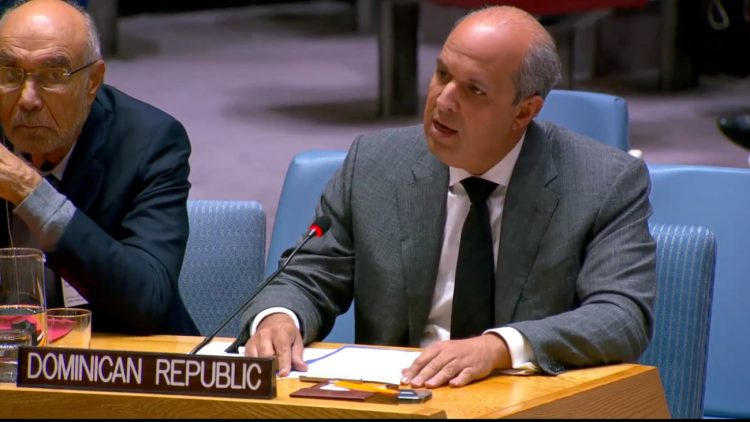 República Dominicana apoya convertir la MSS en Haití en una misión de paz de la ONU