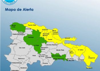 COE mantiene 14 provincias en alerta por incidencia de vaguada