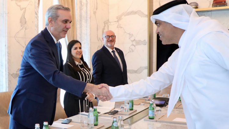 Presidente Abinader sostendrá este lunes una reunión privada con el Emir de Qatar