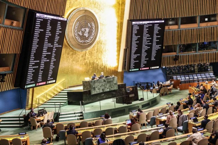 Asamblea General de la ONU aboga por la creación de un Estado palestino