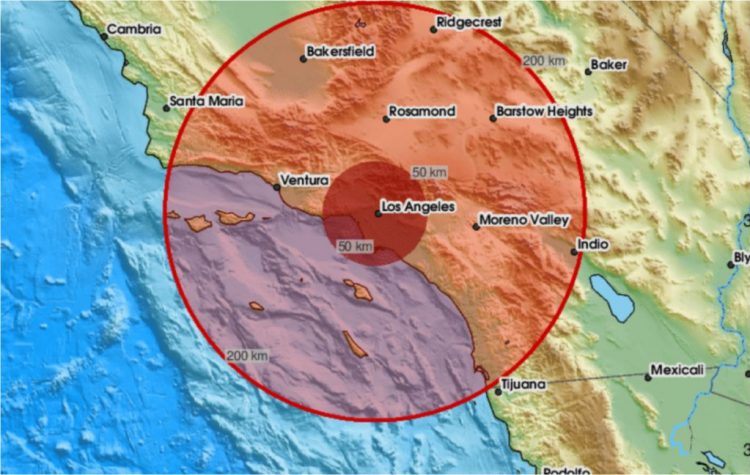 Alerta de tsunami en California tras un fuerte terremoto de magnitud 7