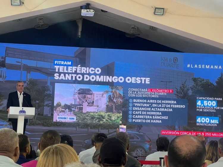 Gobierno inicia construcción del Teleférico de Santo Domingo Oeste