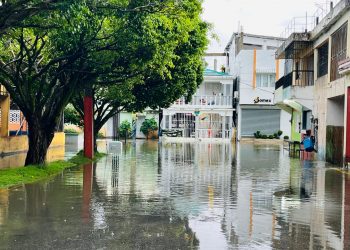 Varios sectores de Río San Juan están inundados tras las lluvias