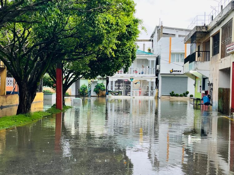 Varios sectores de Río San Juan están inundados tras las lluvias
