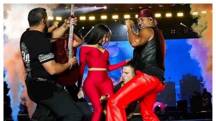 Bajista de Aventura es acusado de acoso hacia Yailin durante concierto