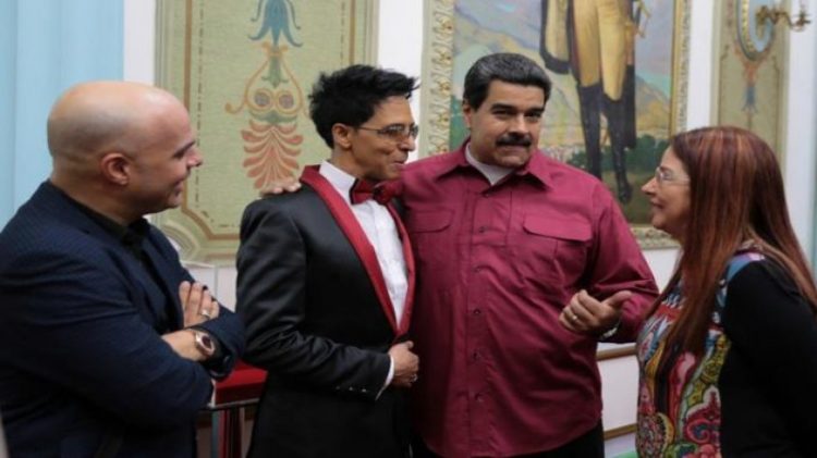 Bonny Cepeda presente en juramentación de Maduro