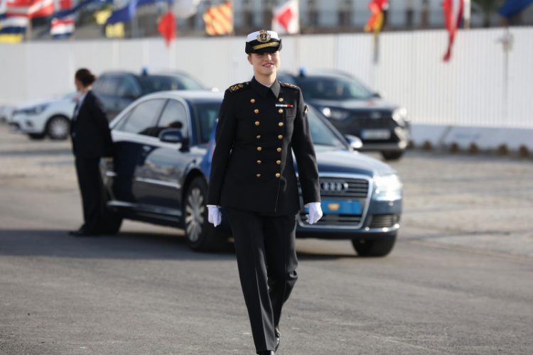 La Princesa Leonor parte hacia RD en el "Juan Sebastián Elcano"