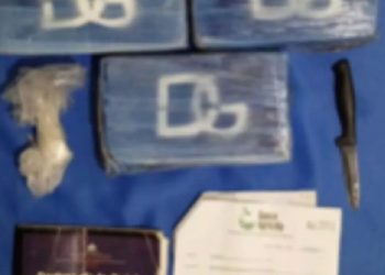 Detienen a dos personas con 5,000 gramos de cocaína en Jarabacoa