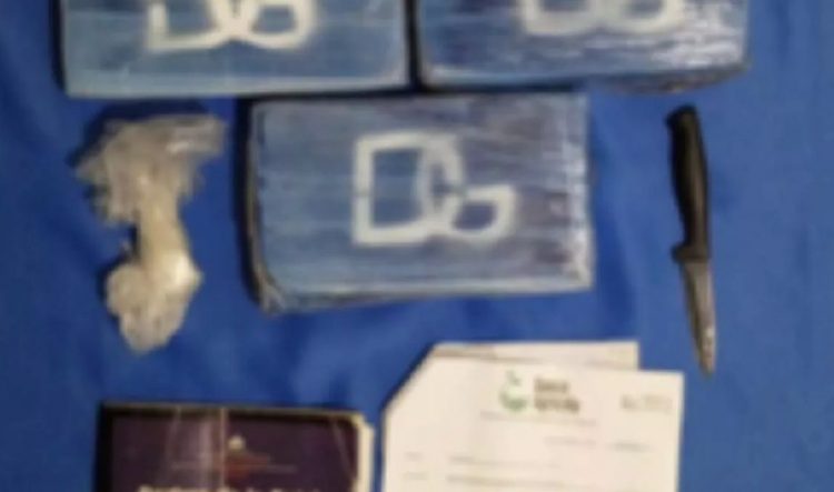 Detienen a dos personas con 5,000 gramos de cocaína en Jarabacoa