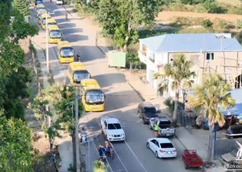 Llegan 15 autobuses escolares a Dajabón