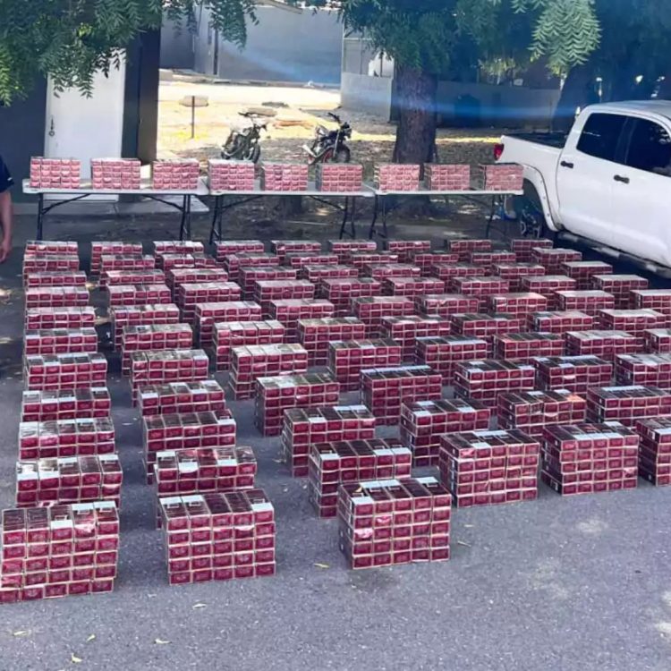 Incautan contrabando de más de 500 mil cigarrillos en Santiago Rodríguez