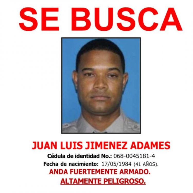 Activan búsqueda de teniente acusado de matar a su pareja y a su suegra en La Vega