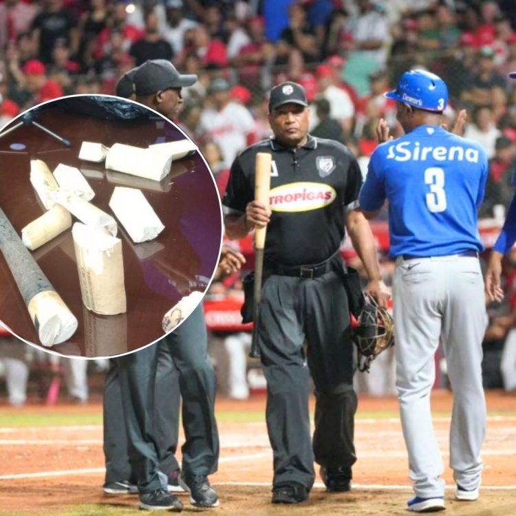 Bate de Gustavo Núñez sale limpio tras revisión de la Lidom