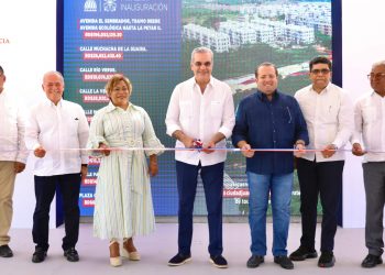 Presidente Abinader inaugura varias obras en Ciudad Juan Bosch
