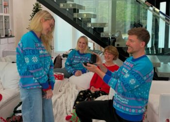 MrBeast inicia el 2025 comprometiéndose con Thea Booysen