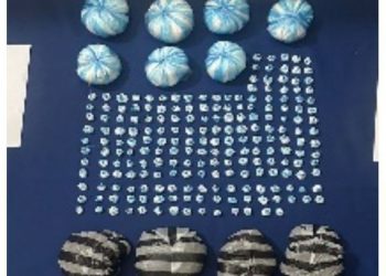 Policía Nacional desmantela punto de distribución de drogas en Baní