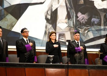 Vicepresidenta Raquel Peña participa en rendición de cuentas del Poder Judicial