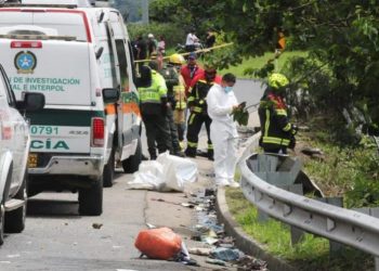 Accidente de autobús en Colombia deja 12 muertos y 30 heridos
