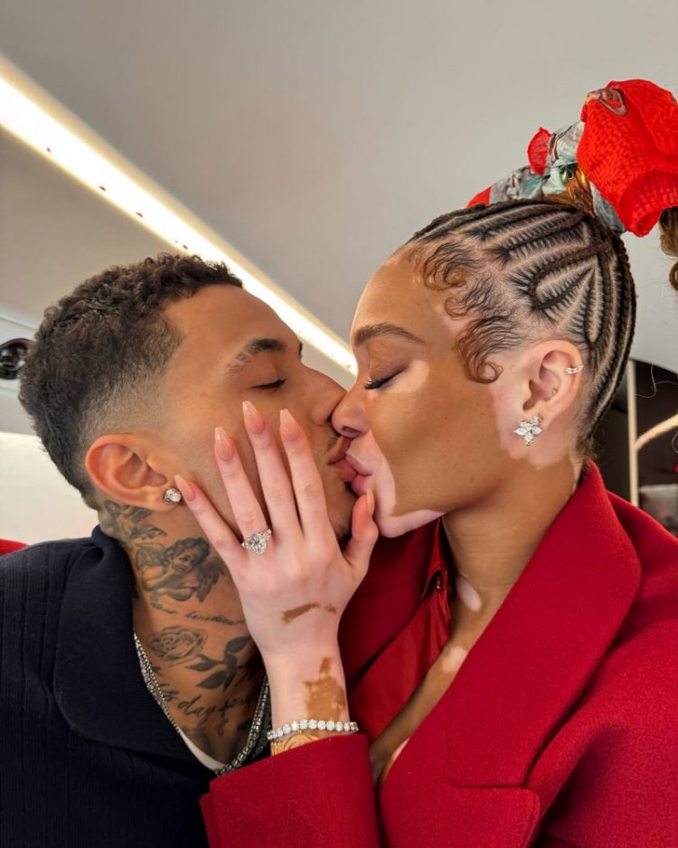 Winnie Harlow y Kyle Kuzma anuncian su compromiso