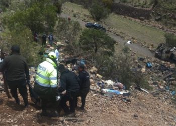 28 Muertos y 20 heridos al caer autobús por un barranco en Bolivia