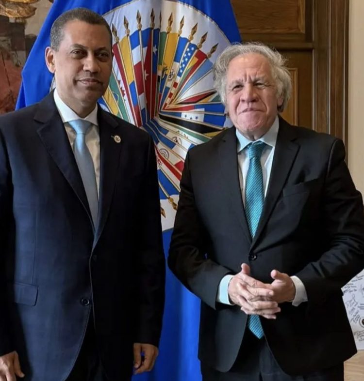 Presidente del INDOTEL se encuentra con el secretario general de la OEA