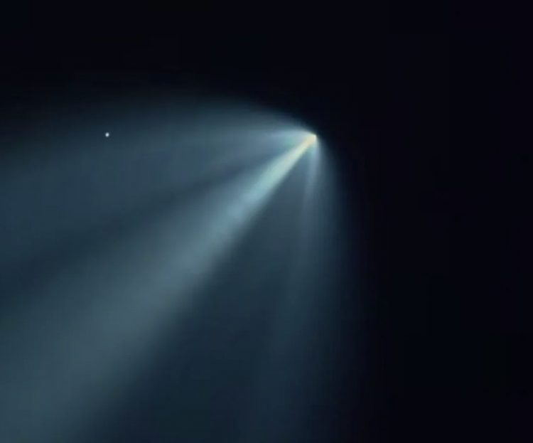 Cohete Falcon 9 sobrevuela República Dominicana