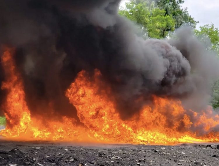 Inacif quema más de 100 kg de drogas incautadas
