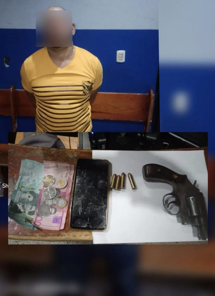 Detienen a hombre por porte ilegal de arma de fuego