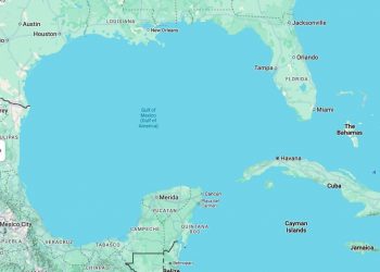 Golfo de México ahora aparece como Golfo de América en Google Maps