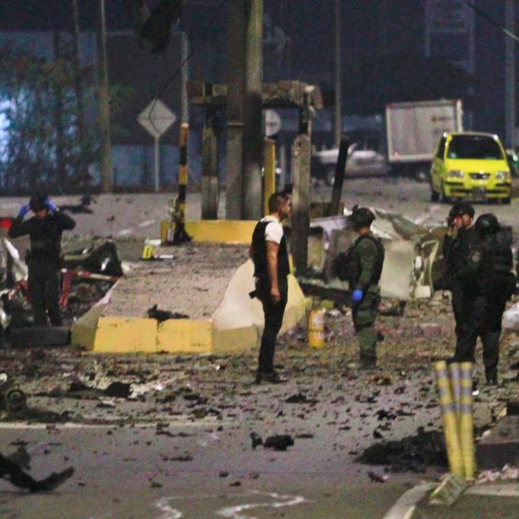 Ataque con explosivos deja cinco heridos y destruye peaje en la frontera colombo-venezolana