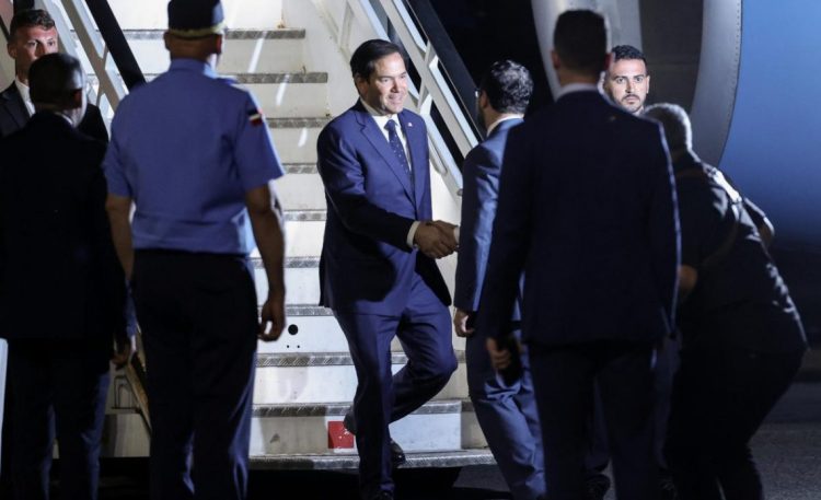 Marco Rubio ya está en la República Dominicana en su primera visita oficial